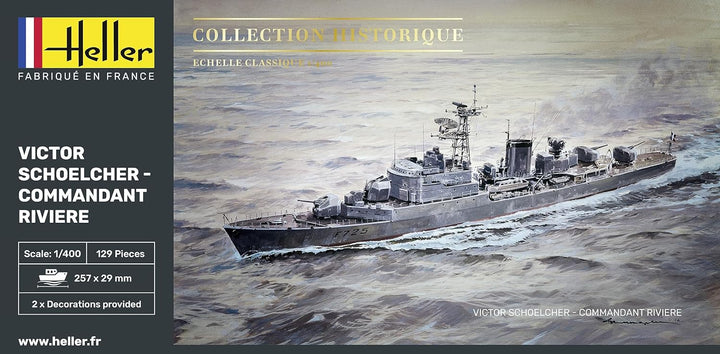 heller - 1/400 Victor Schoelcher - Commandant Rivierehel81015