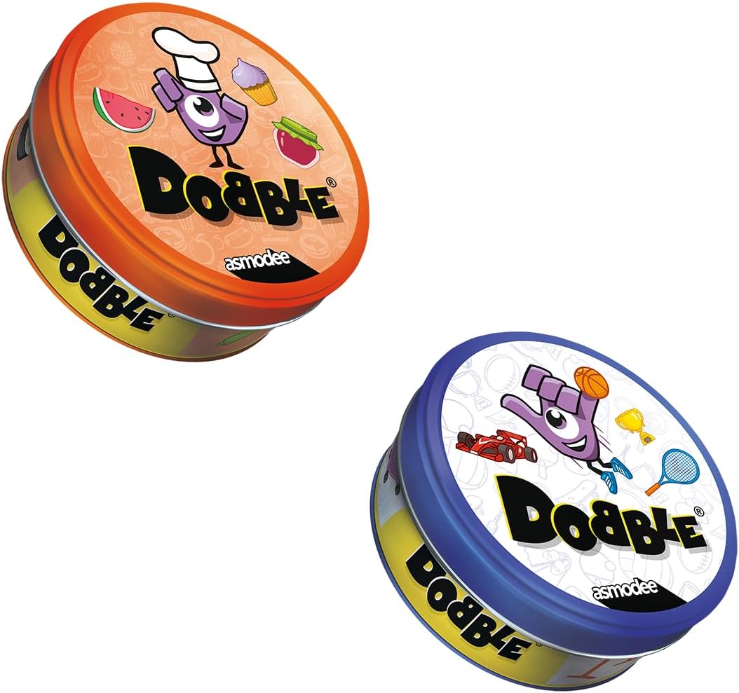 Asmodee, Dobble Superpack, Rasantes Familienspiel, Mehrsprachig