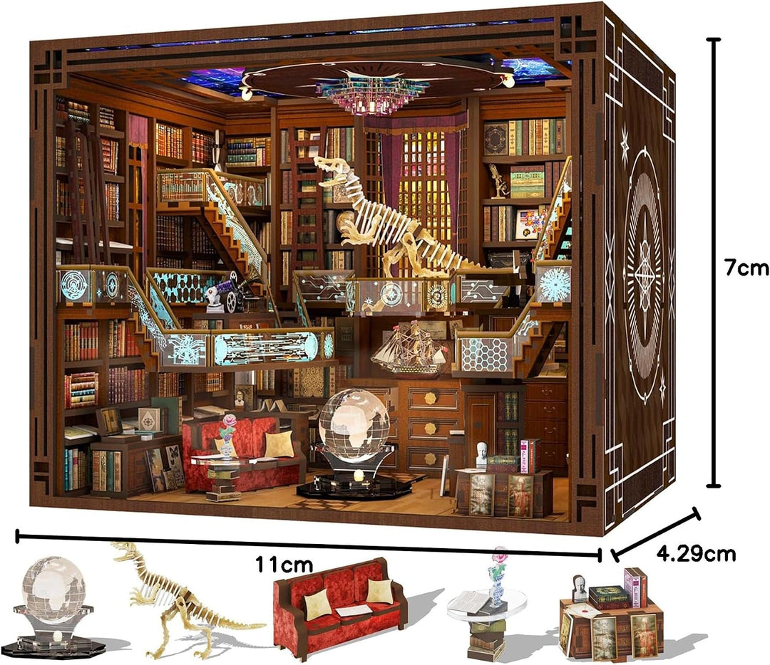 Book Nook Kit, DIY Miniatur Puppenhaus Booknook Kit(Beyond Library Max), Beyond Library Max