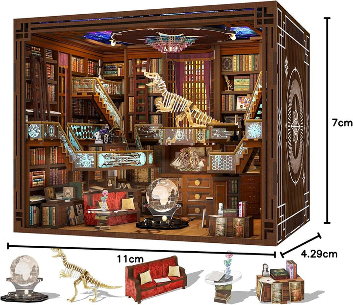 Book Nook Kit, DIY Miniatur Puppenhaus Booknook Kit(Beyond Library Max), Beyond Library Max