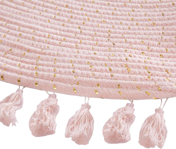 Kinderteppich Lulu - Lurex - rosa D 90 cm - Rosa - Atmosphera créateur d&