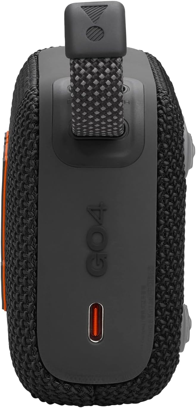 JBL Go 4 in Black - Portable Bluetooth Speaker Box Pro Sound, Deep Bass and Playtime Boost Function