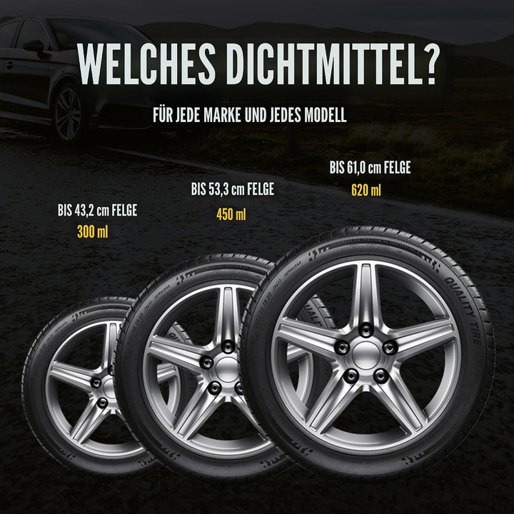 AirMan Reifenreparaturset, mit Ventilpannen-Reparaturdichtung, Luftkompressor, für alle Autos (Pilot