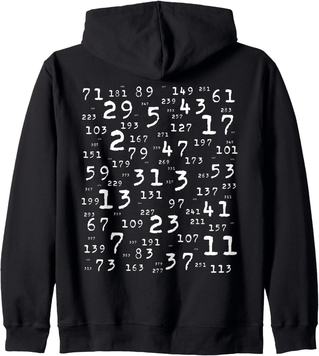 Primzahlen Lehrer Nerd Wissenschaft Student Logik Mathe Kapuzenjacke