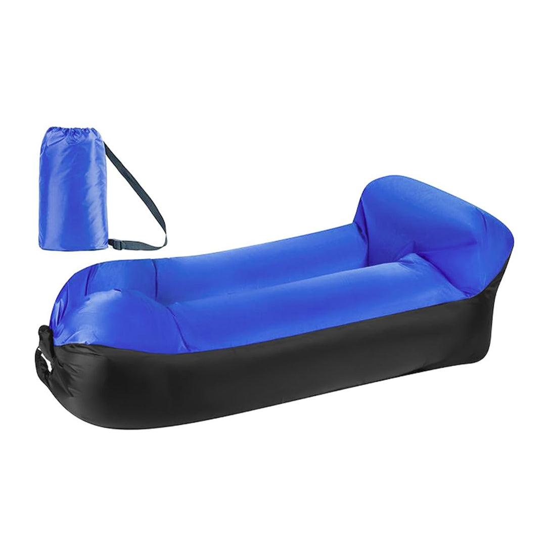 WANGCL Aufblasbares Sofa, tragbares Campingsofa, 240 x 75 cm, für Camping, Hinterhof, Pool, Strandpa