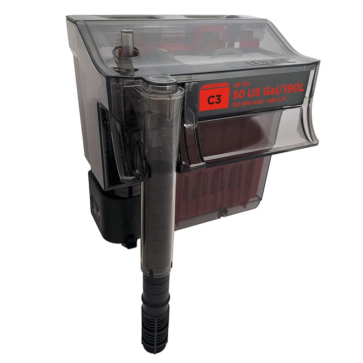 Fluval C3 Clip-On 5-Stufen Aquarienfilter, Aussenfilter, 75-190l