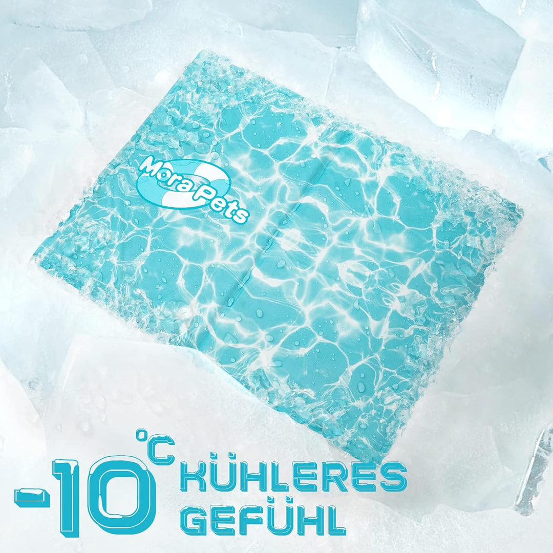 Pawtasy Kühlmatte Hunde Katzen Kühldecke für Hunde Kühlkissen mit Ungiftiges Gel Hundekühlmatte Selb