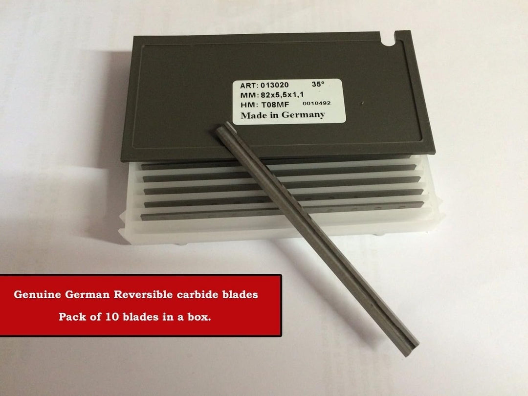 82mm TCT Hobelmesser 82mm kompatibel mit Dewalt DCP580N Hobelmesser Pack von 10