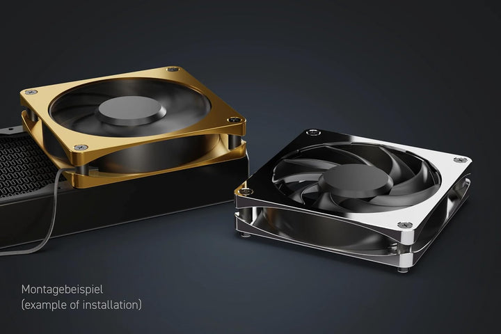 Alphacool Gehäuselüfter Apex Stealth Metal 120mm Lüfter 2000rpm