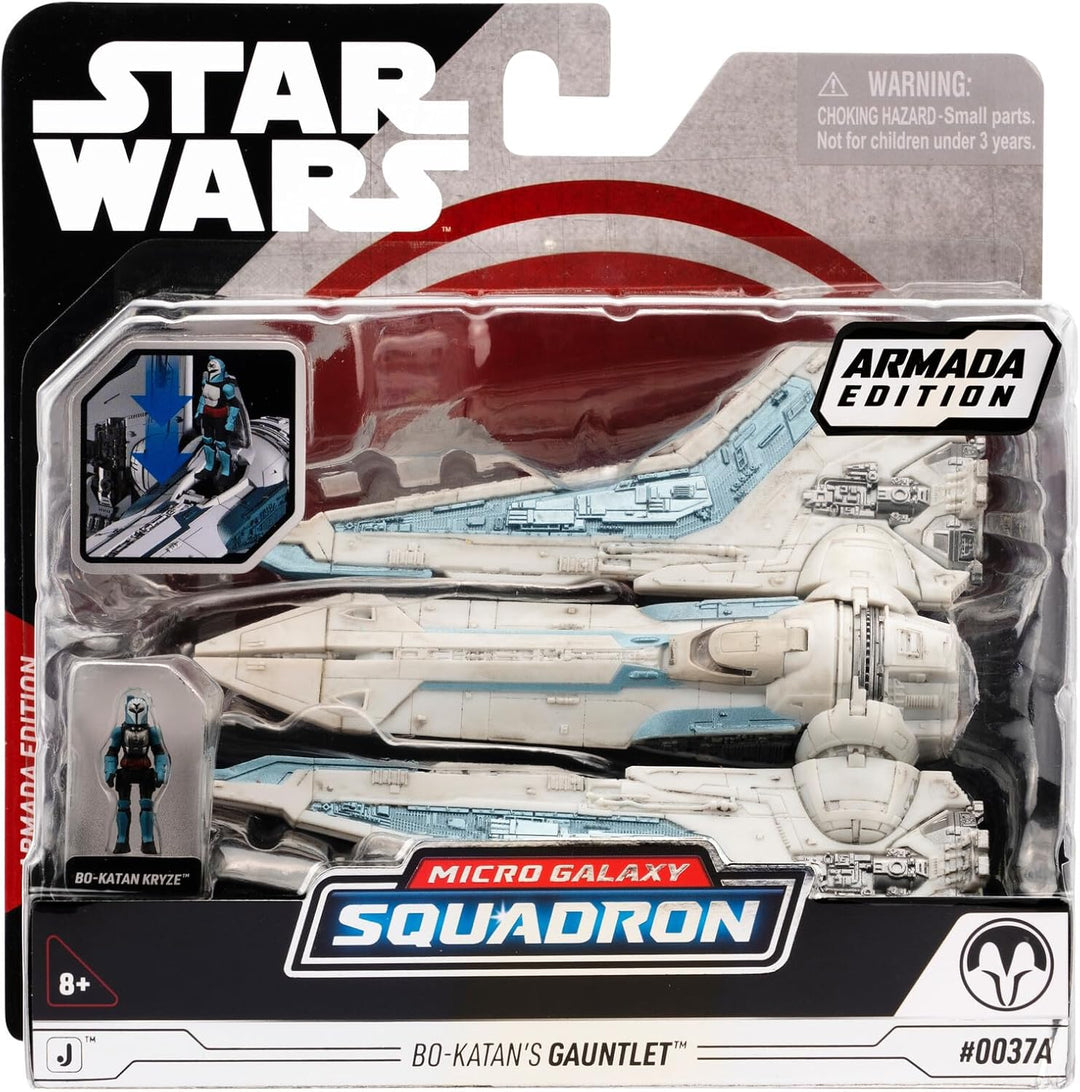 Star Wars Micro Galaxy Squadron - SWJ0340 - BO-Katan’s Gauntlet Fighter (Armada Edition) - 12,5 cm F