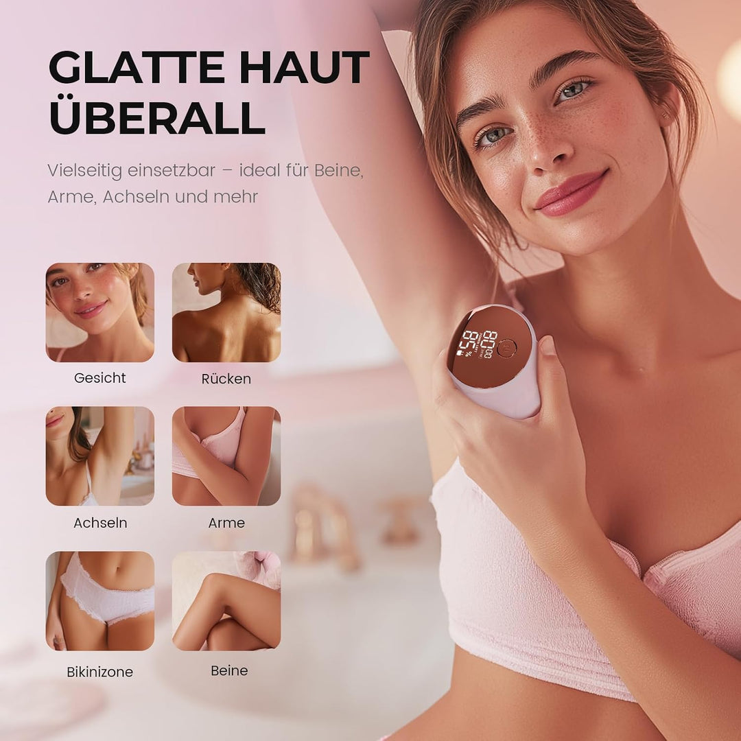 Damenrasierer Elektrisch für Beine und Körper Rosa, Rosa