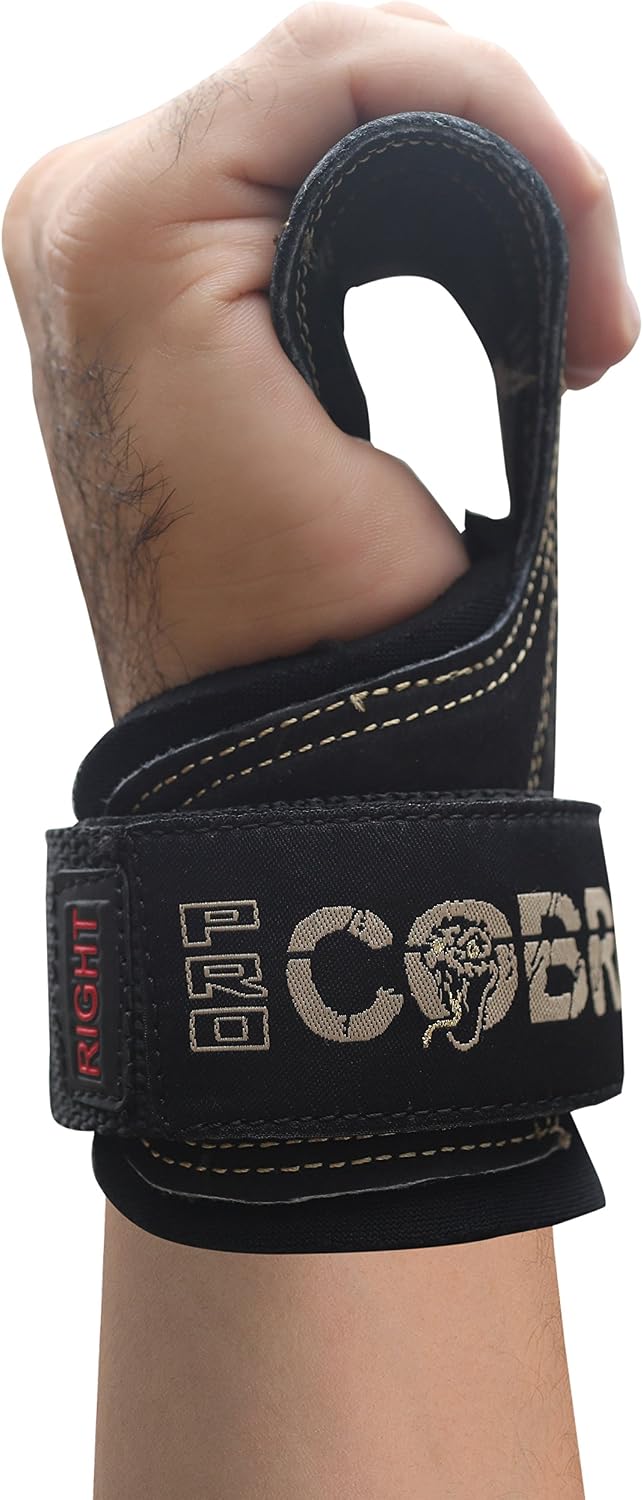 Cobra Grips V2 Lifting Griffe Gewicht Versa Handschuhe Alternative Power Pro schwarzes Leder, Pro sc