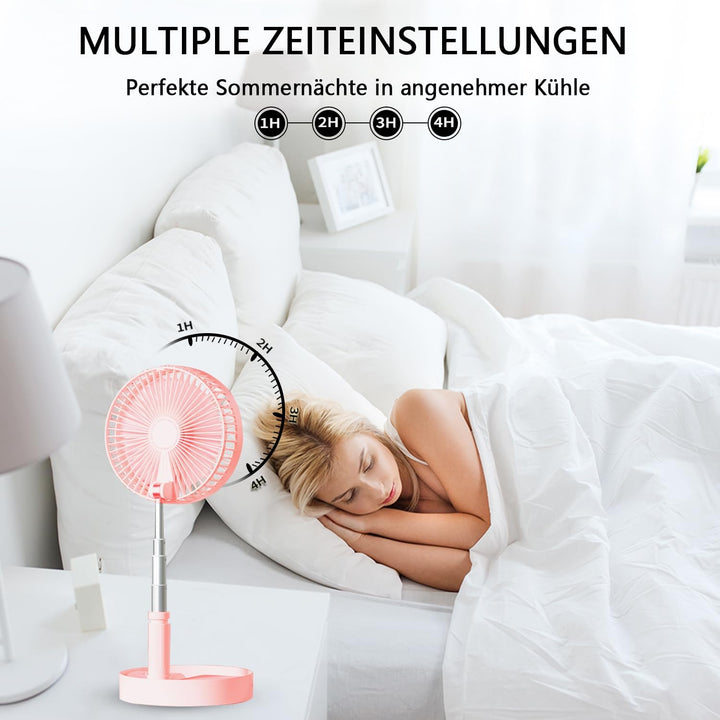 UNITEDTIME Schreibtisch- und Tischventilator, Luftzirkulator-Ventilator, tragbar, Reiseventilator, b