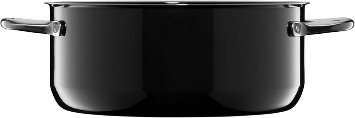 WMF Fusiontec Compact Kochtopf gross 24 cm, Glasdeckel, Bratentopf Induktion 4,5l, High-Tech Keramik