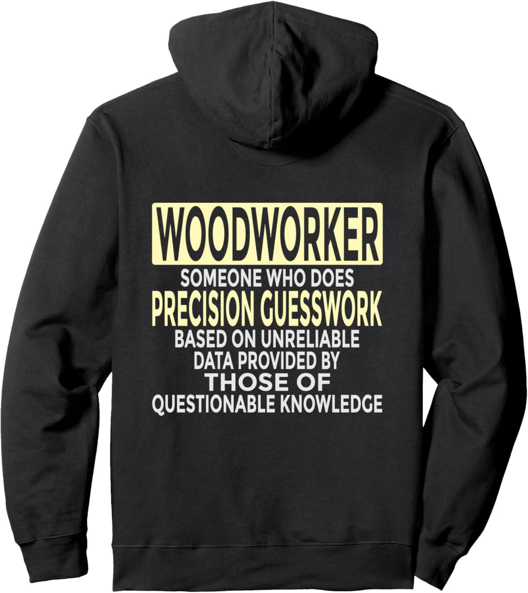 Holzarbeiter Jemand, der Präzisionsarbeit macht Pullover Hoodie