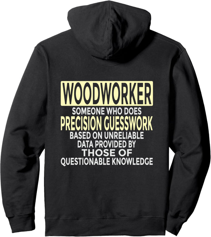 Holzarbeiter Jemand, der Präzisionsarbeit macht Pullover Hoodie