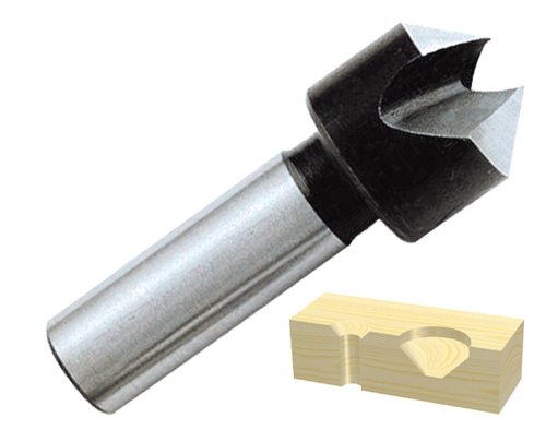 ENT 45324 Aufsteckversenker WS, Durchmesser (D1) 4 mm, D2 16 mm, NL 10 mm, GL 45 mm, SL 30 mm, S 10