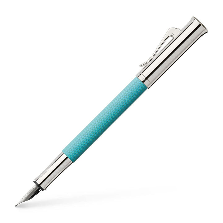 Füllfeder Graf von Faber-Castell Guilloche Turquoise, M