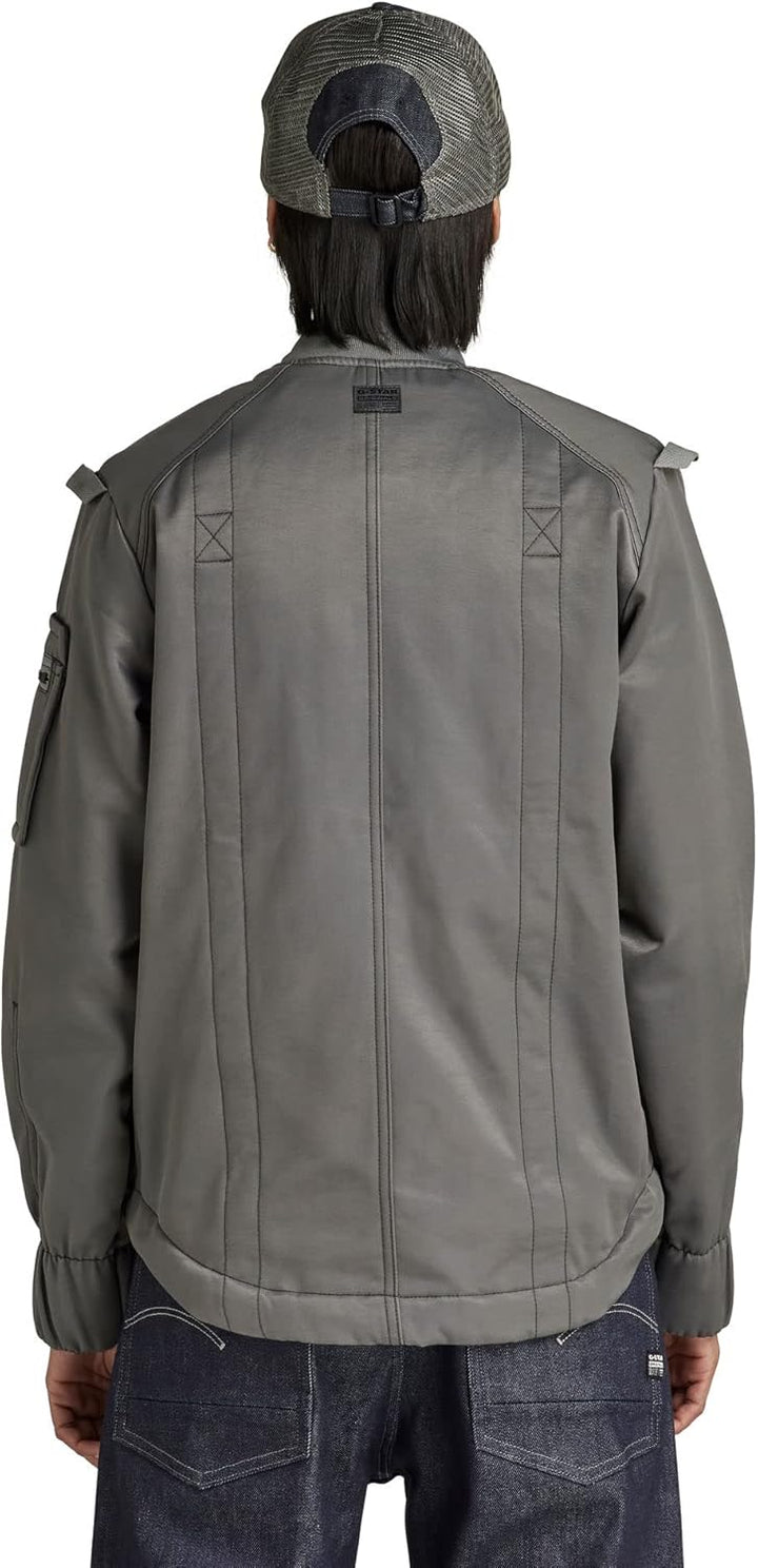 G-STAR RAW Damen Padded Bomberjacke 2.0 Grau (Granite D21019-c896-1468) M, Grau (Granite D21019-c896