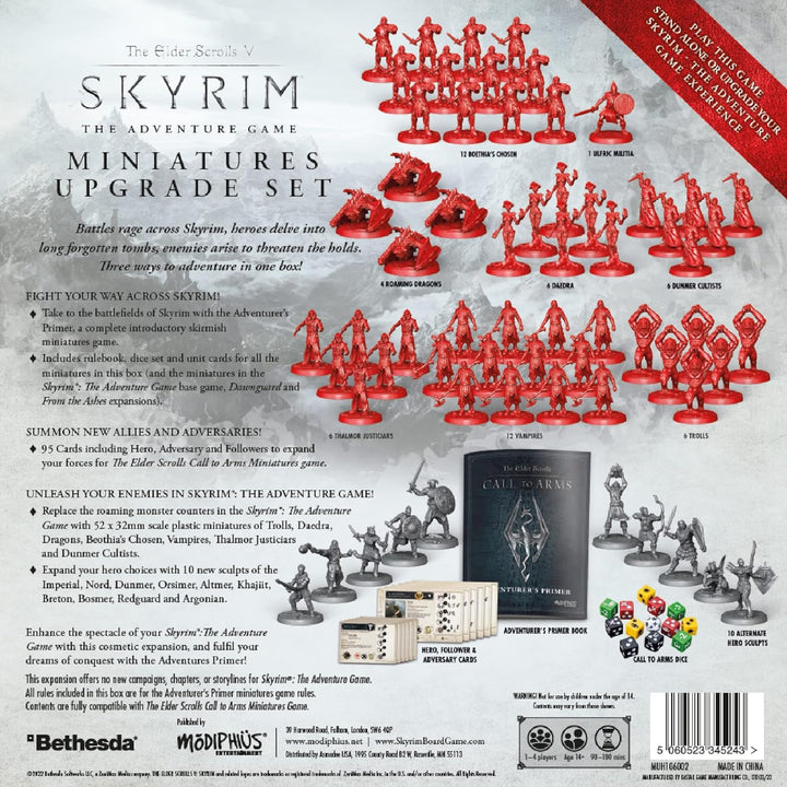 Modiphius The Elder Scrolls: Skyrim – Abenteuer-Brettspiel – Miniaturen-Upgrade-Set | Brettspiel | a