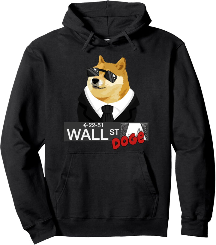 Funny Doge Corgi To The Moon Kryptowährung Krypto Dogecoin Pullover Hoodie