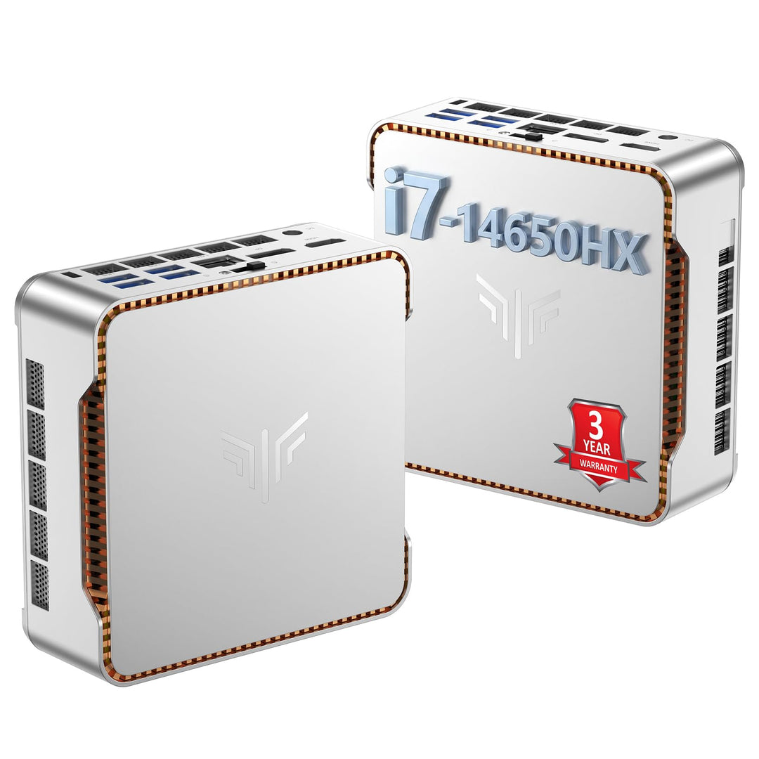 NiPoGi Hyper H2 Mini PC Ιntel Core i7-14650HX(Besser als i9-12900H/ i7-1280P, 16C/24T, bis zu 5.20 G