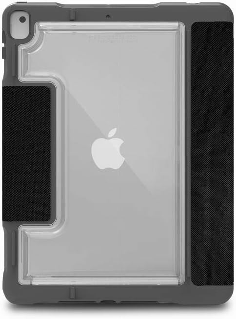 STM Goods Dux Plus Duo Schutzhülle für Apple iPad 10.2 (2020), iPad 10.2 (2019), Schwarz/Transparent