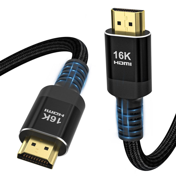 16K 10K 8K HDMI 2.2 Kabel 96Gbps 2M, Ultra High Speed HDMI 2.2 Geflochtenes Kabel 16K@60Hz 8K@240Hz