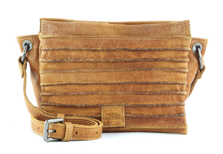 FREDsBRUDER Riffel Sky Umhängetasche Leder 20 cm