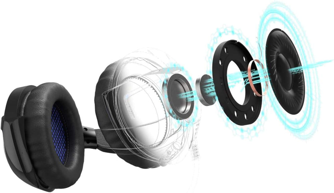 uRage Gaming-Headset SoundZ 500 Neckband, kabelgebunden, schwarz, ausziehbares Mikrofon, USB-Anschlu
