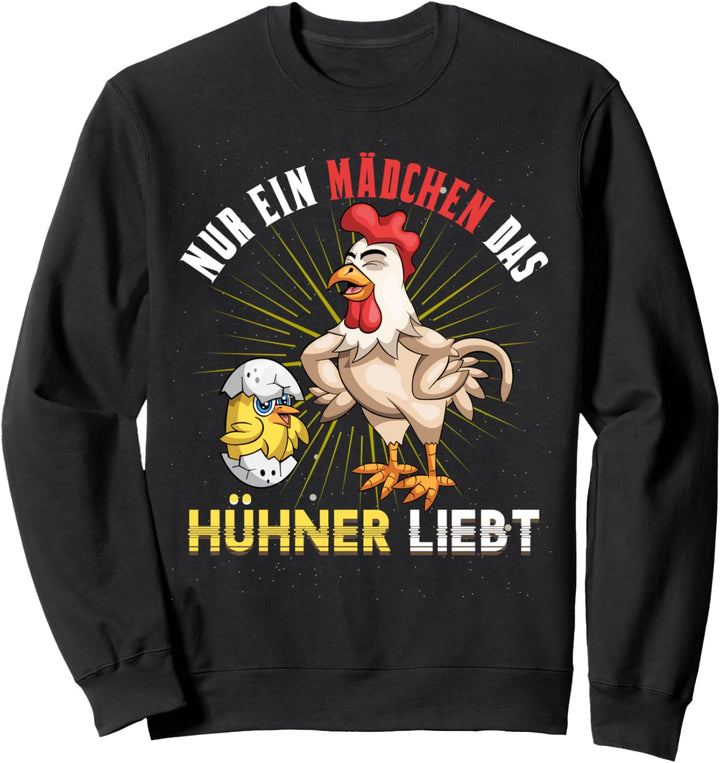 Hühner Bauer Landwirtin Bauernhof Tier Huhn Mädchen Sweatshirt