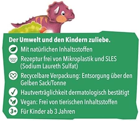 tetesept KIDS Blubbersalz Vulkanland, Kinder Badezusatz, 10 x 50 g