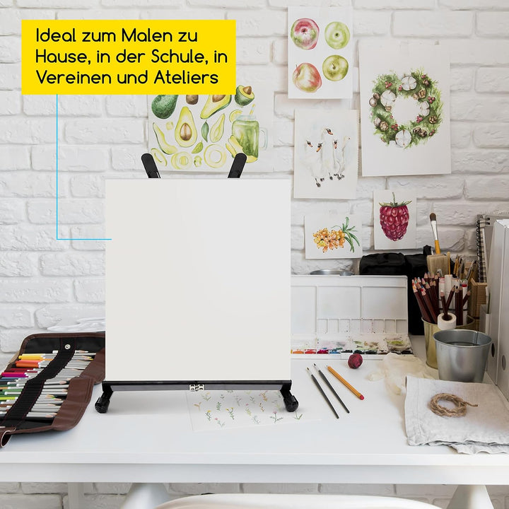 MEEDEN Künstler Display Tischstaffelei: Kleine Aluminium Stativ Staffelei 1 Stück, 1 Stück