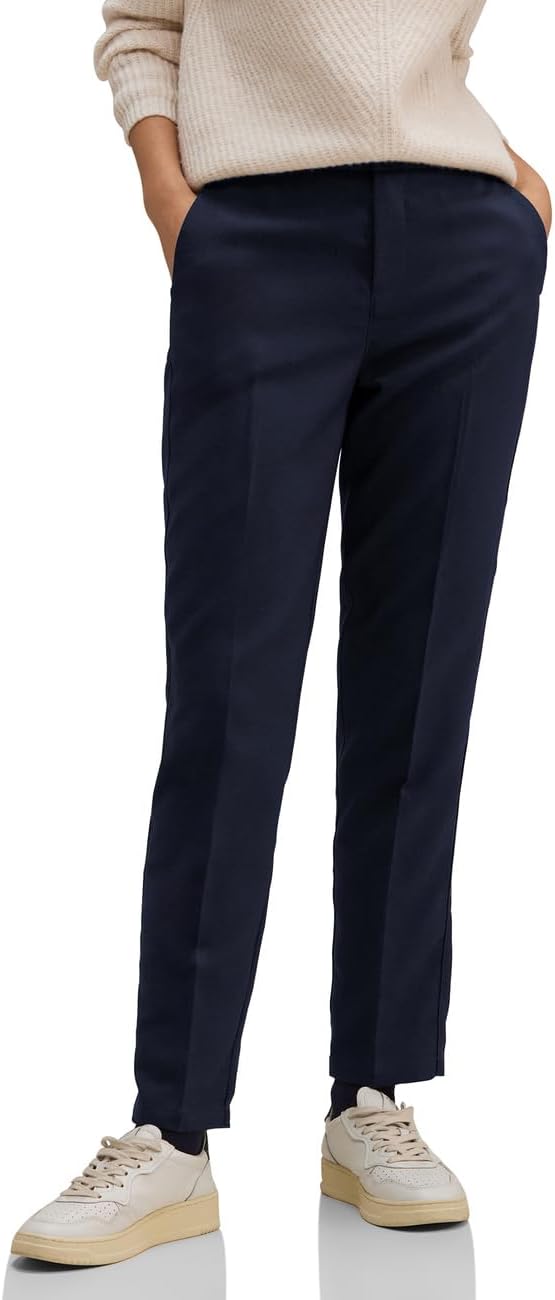 Street One Damen Twill Hose 38W / 30L Deep Blue, 38W / 30L Deep Blue