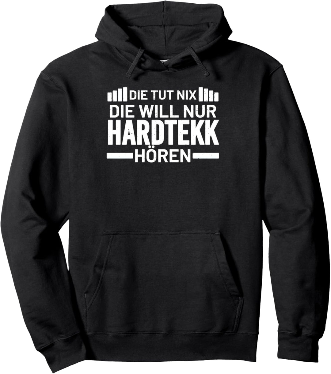 HardTekk Tekk Hakke Rave Hard Techno Festival Mädchen Pullover Hoodie