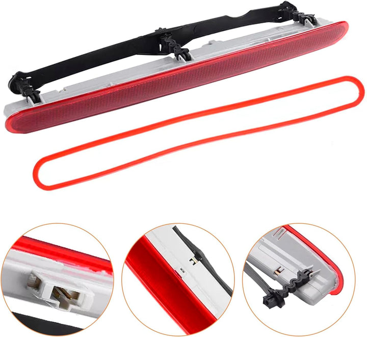 Topteng Taillight Third Brake Light Red Brake Light 1C0945097E passend für VW Beetle 1998-2010