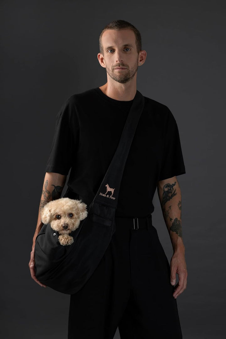 Noah &amp; Paw Hundetragetasche für Kleine Hunde bis 10kg, Hundetasche mit Verstellbarem Schultergurt, u