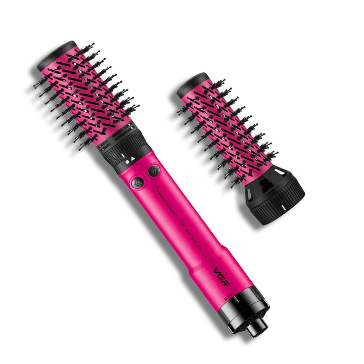 VGR 480 Rundbürste Profi 2 in 1 Föhnbürste Mit 32mm 50mm Für Salon, Rot, Rot