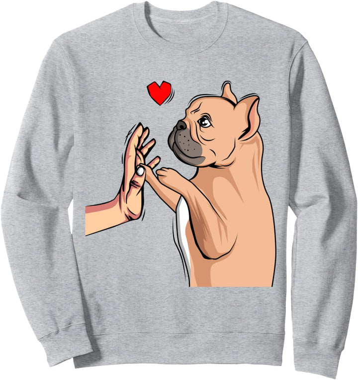 Französische Bulldogge Liebe Frenchie Hunde Frauchen Sweatshirt