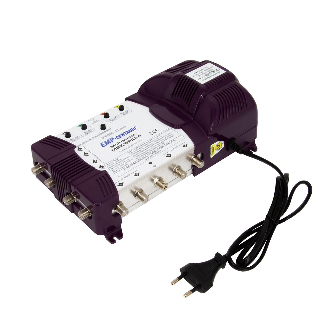 SAT Multischalter EMP Centauri 5/8 (Gigant) Profiline P.143-UP (PIU-4) mit Netzteil Switch FULLHD 3D