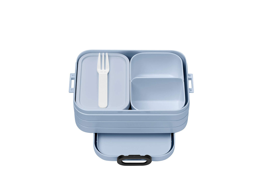 Mepal Bento Brotdose Midi Take A Break - Brotdose mit Bento Box - Für 2 Sandwiches oder 4 Brotscheib