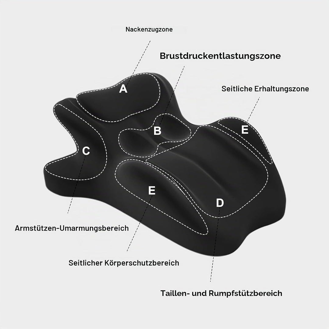 27 ° Paarkissen, Ergonomisches Kissen, Stützkissen für Wirbelsäule und Rücken, Rückenkissen für Mehr