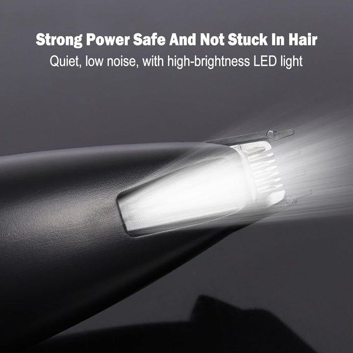 Hunde-Haarschneidemaschine, Hundepflege-Schermaschine, Kabellos, mit LED-Licht, Zweistufige Einstell