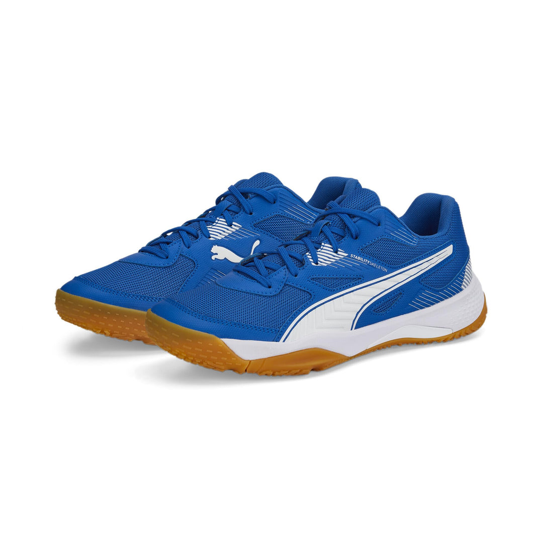 Puma Herren Solarflash IiIndoor Court Shoe 44 EU Puma Royal Puma White Gum, 44 EU Puma Royal Puma Wh