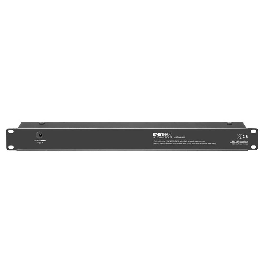 Adam Hall 19" Parts 87451 PRO C - 19" LED Array Rack Light 1 HE multicolor Single, Single