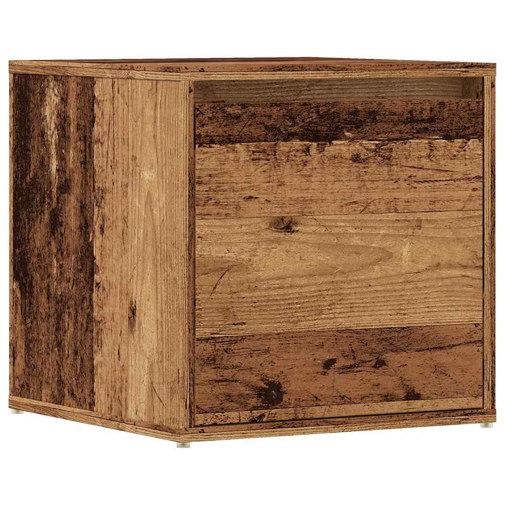 vidaXL Schubladenbox Altholz 40,5x40x40 cm Holzwerkstoff, Altholz