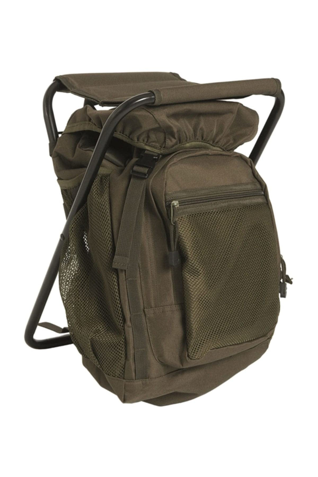 Mil-Tec Ansitzrucksack mit Hocker Oliv, Oliv