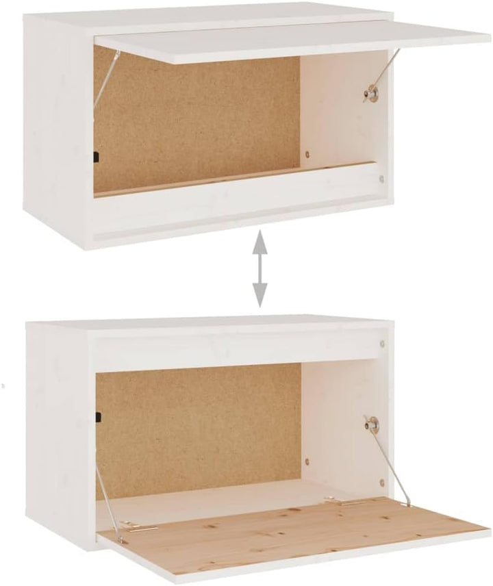 vidaXL Massivholz Kiefer Wandschrank Hängeschrank TV Schrank Fernsehschrank Lowboard Fernsehtisch Re