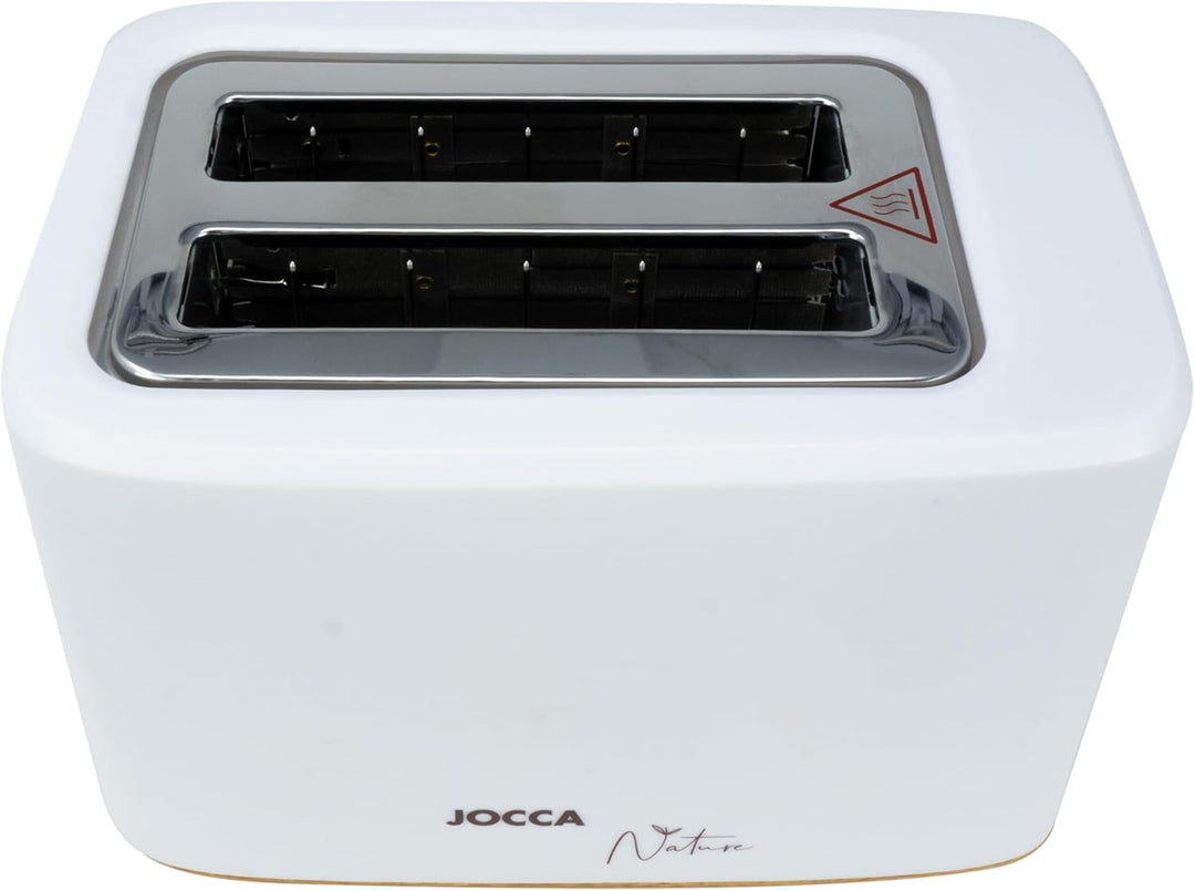 JOCCA - Toaster mit 2 Scheiben, Nature-Linie Toaster / 7 Toaststufen/Auftauen, Aufwärmen und Abbrech