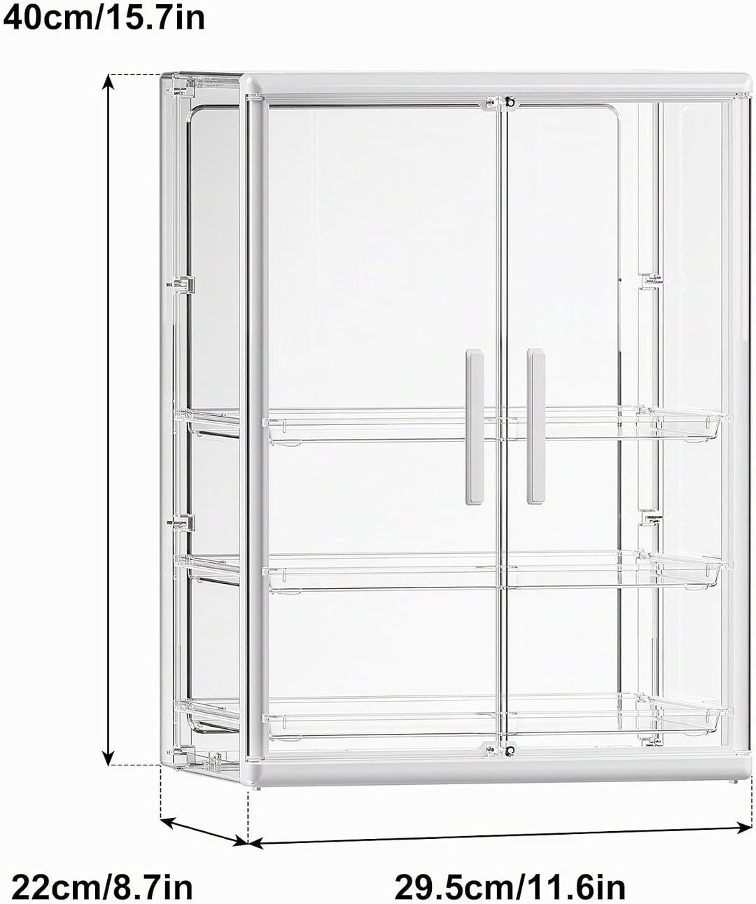 Make up Organizer, 40cm Hoch Kosmetik Aufbewahrung